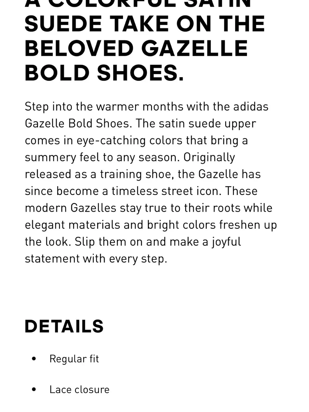 Never worn before Gazelle bold shoes